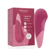 WOMANIZER - VIBE LAY-ON SILENT VIBRATOR DUSKY PINK