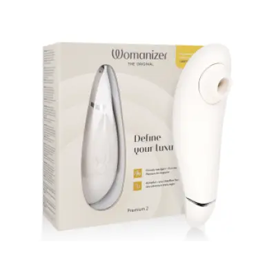 WOMANIZER - PREMIUM 2 CLITORAL STIMULATOR WARM GRAY