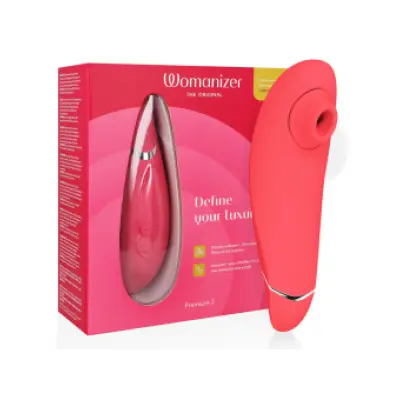 WOMANIZER - PREMIUM 2 CLITORAL STIMULATOR RASPBERRY