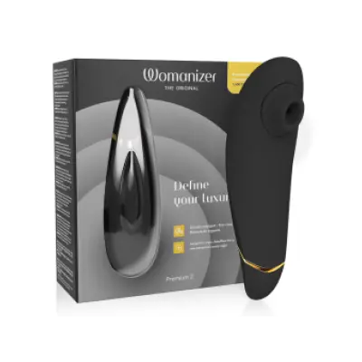 WOMANIZER - PREMIUM 2 CLITORAL STIMULATOR BLACK