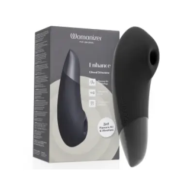 WOMANIZER - ENHANCE CLITORIAL STIMULATOR BLACK
