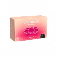 Womanizer Next Munstycke Svart, Medium 3-pack