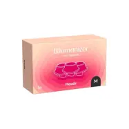 Womanizer Next Munstycke Svart, Medium 3-pack