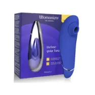 WOMANIZER - PREMIUM 2 CLITORAL STIMULATOR BLUEBERRY
