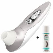 Womanizer Pro 40 White/silver + Glidmedel