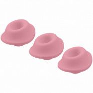 Womanizer Rosa Ersättningshuvuden 3-pack Small - Ljusrosa