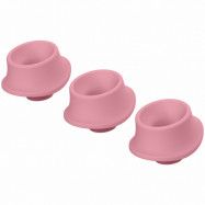 Womanizer Rosa Sughuvud 3-Pack Large - Pink