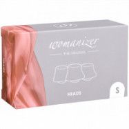 Womanizer Silikon Sughuvud 3-Pack Small - White